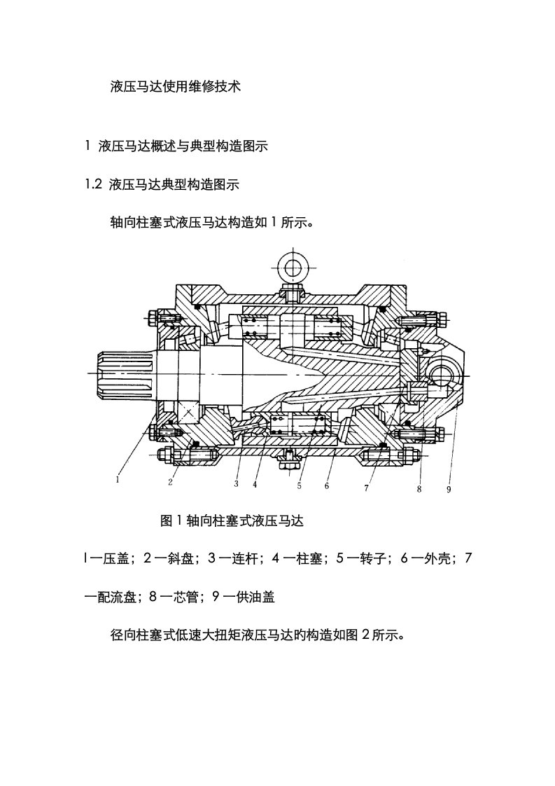 液压马达维修技术