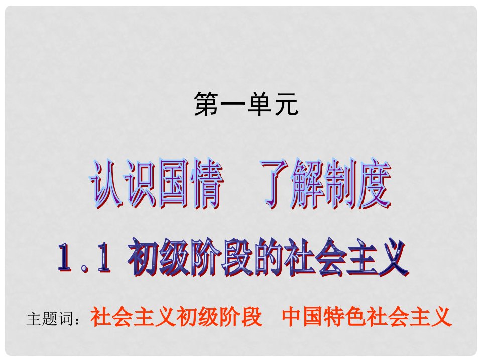 广东省肇庆市高要区金利镇朝阳实验学校九年级政治全册