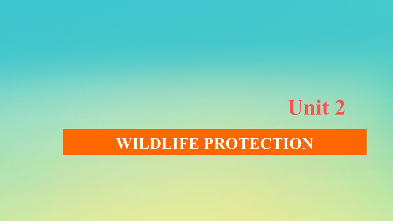 新教材高中英语Unit2WildlifeProtectionSectionⅥAssessingYourProgress课件新人教版必修第二册