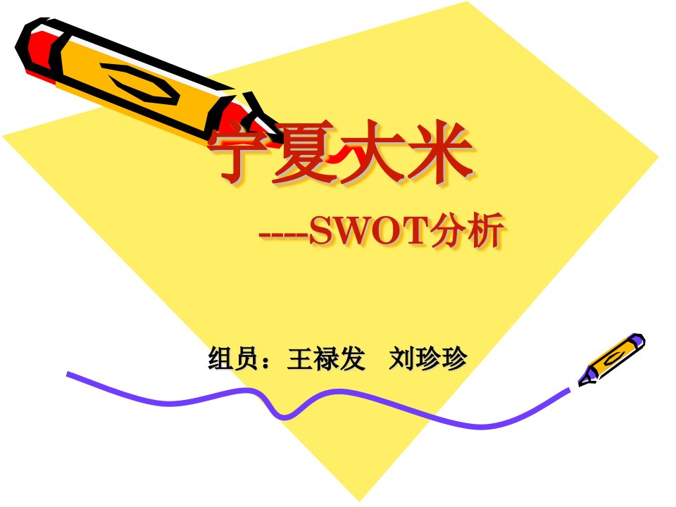 宁夏稻米SWOT分析