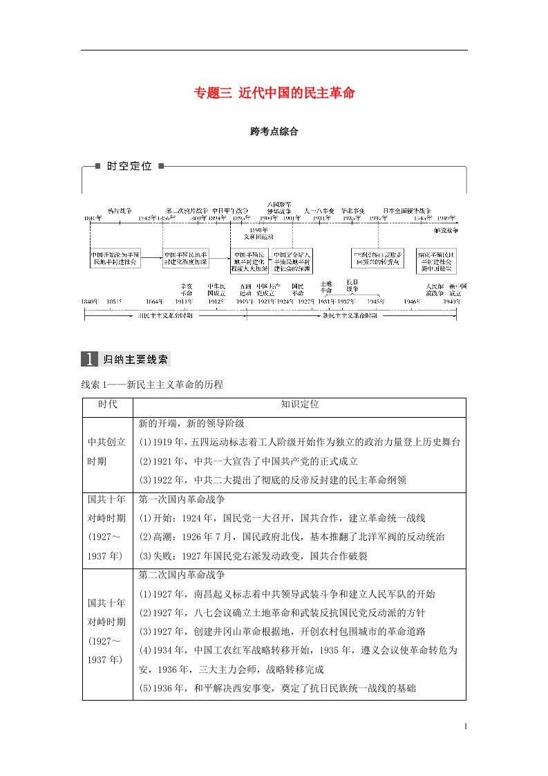 高考历史一轮总复习