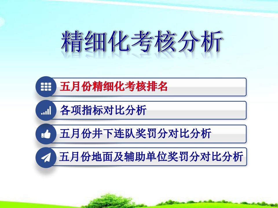 大水头煤矿6月份精细化管理考核分析会