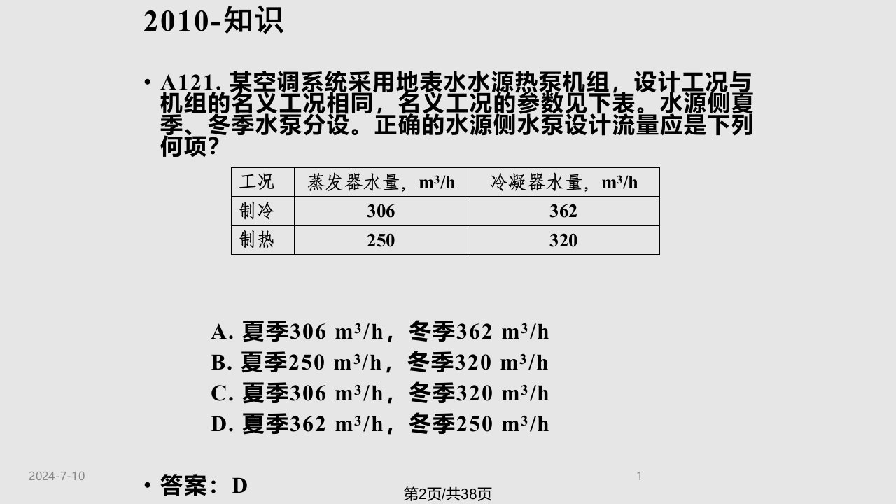 空调专业知识解答