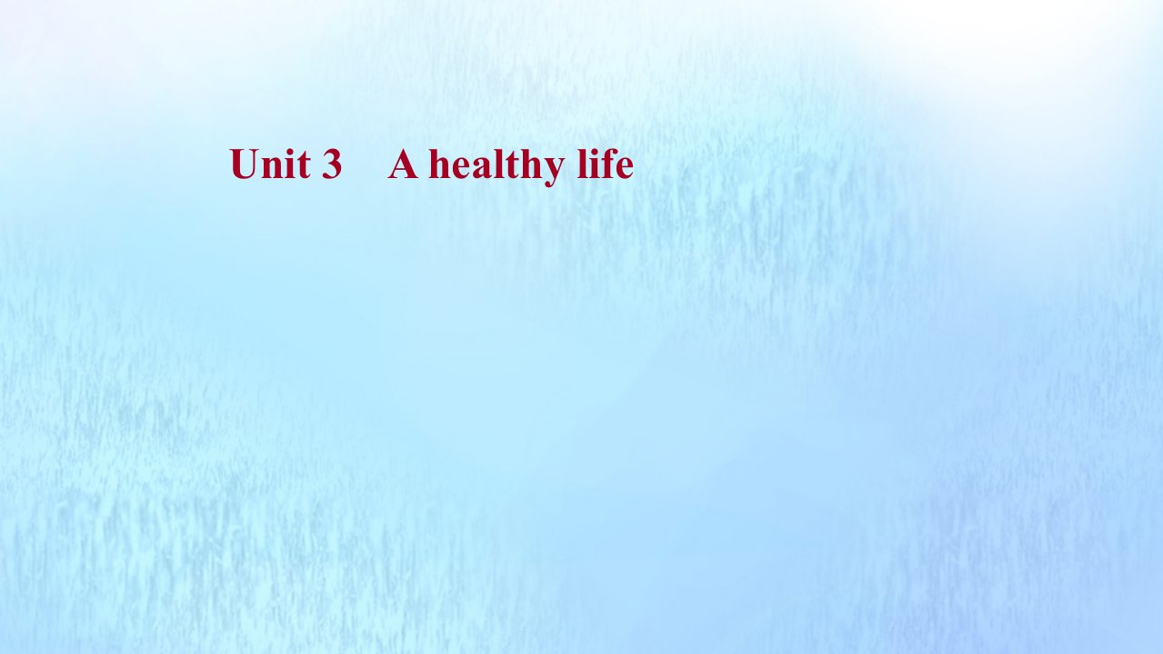 版高考英语一轮复习选修6Unit3Ahealthylife课件新人教版