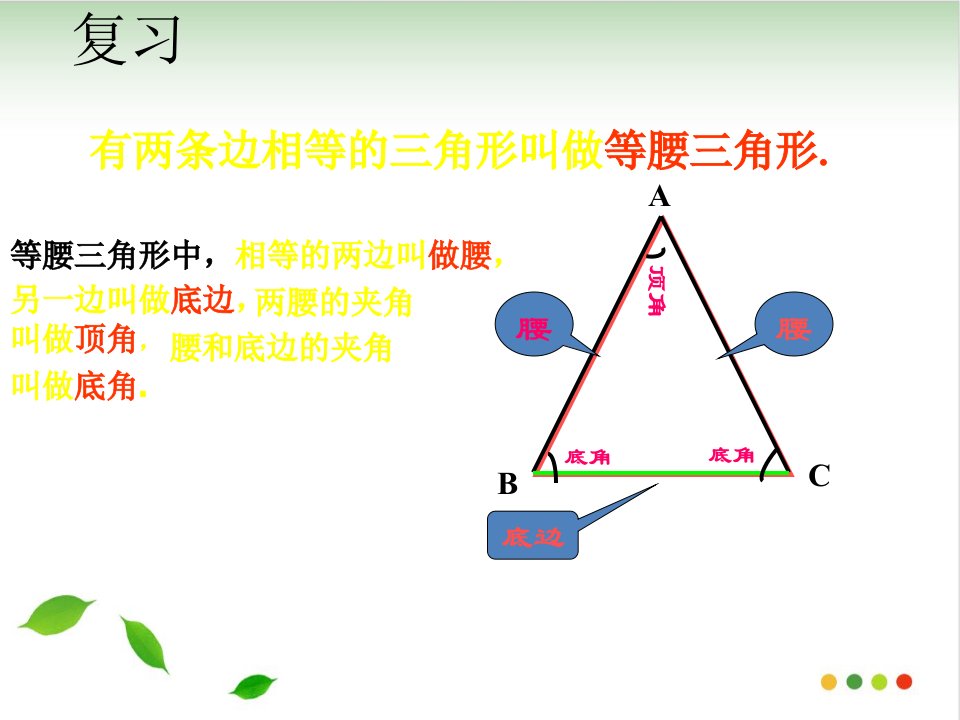 人教版数学《等腰三角形》专家ppt课件