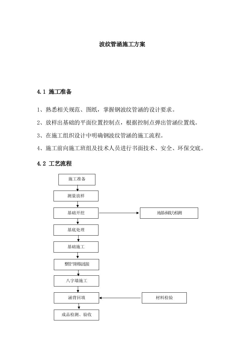 波纹管拱涵施工方案