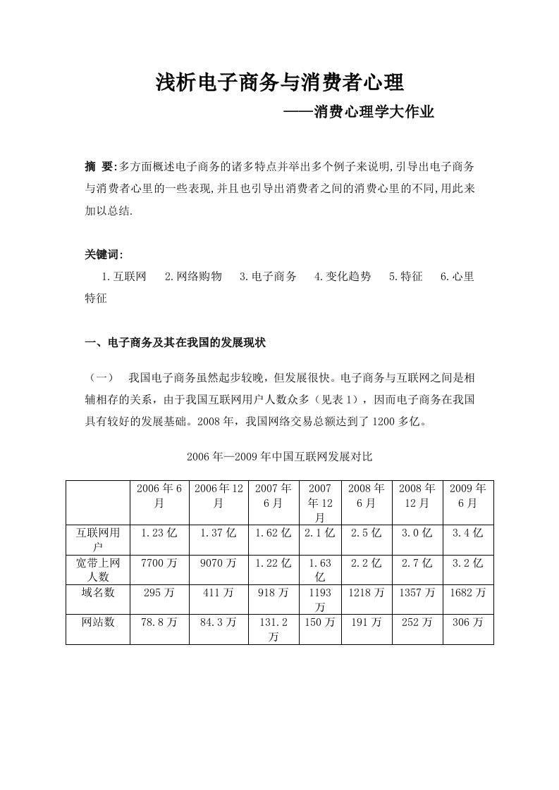 消费者心理学作业