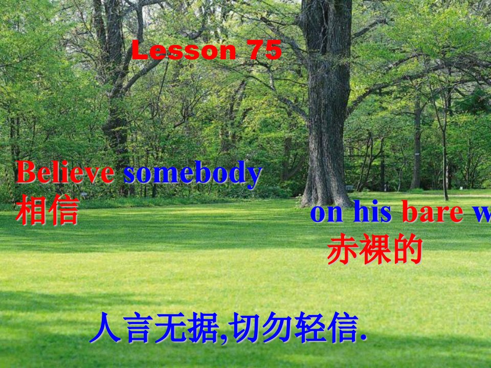 八年级英语下学期lesson