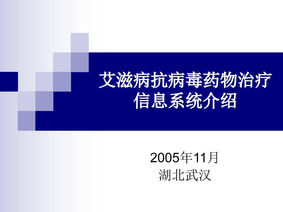 艾滋病抗病毒药物治疗管理信息系统框架