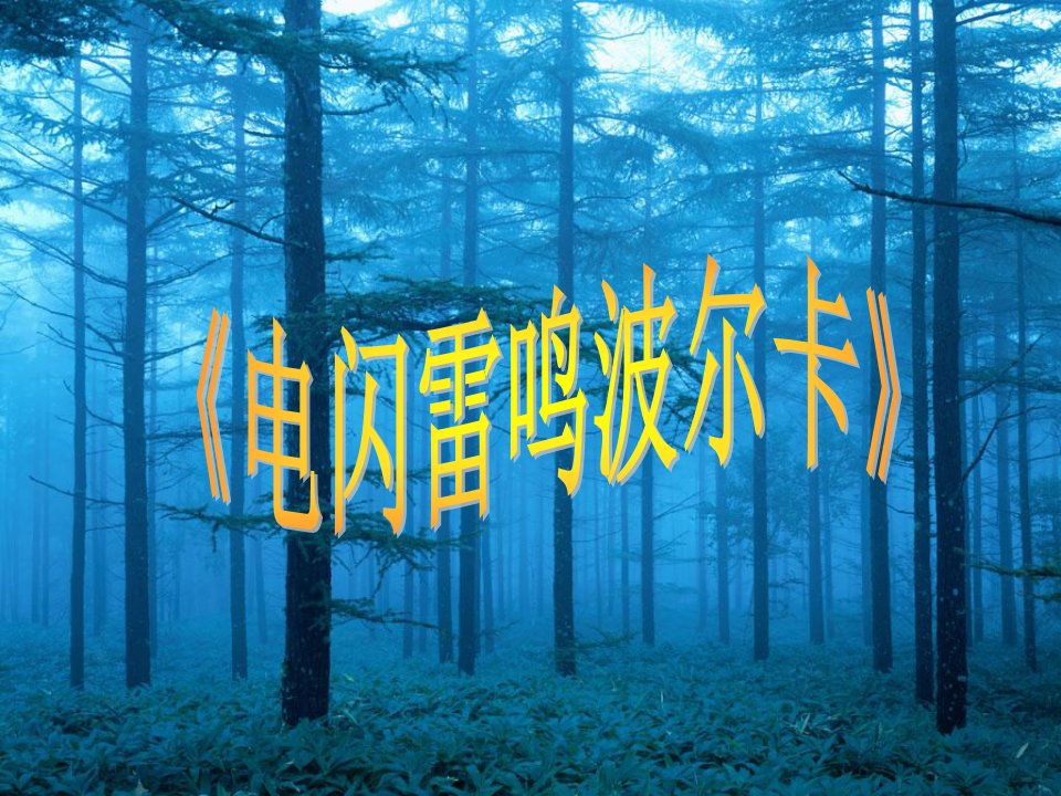 湘艺版音乐四年级上册第5课《电闪雷鸣波尔卡》课件2