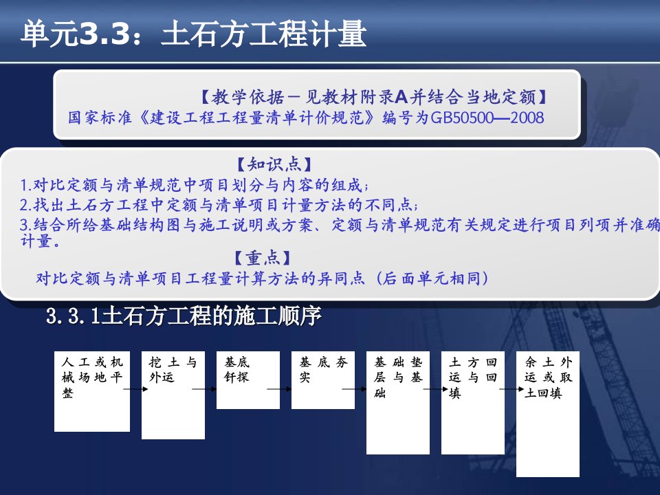 土石方工程计量教学课件PPT