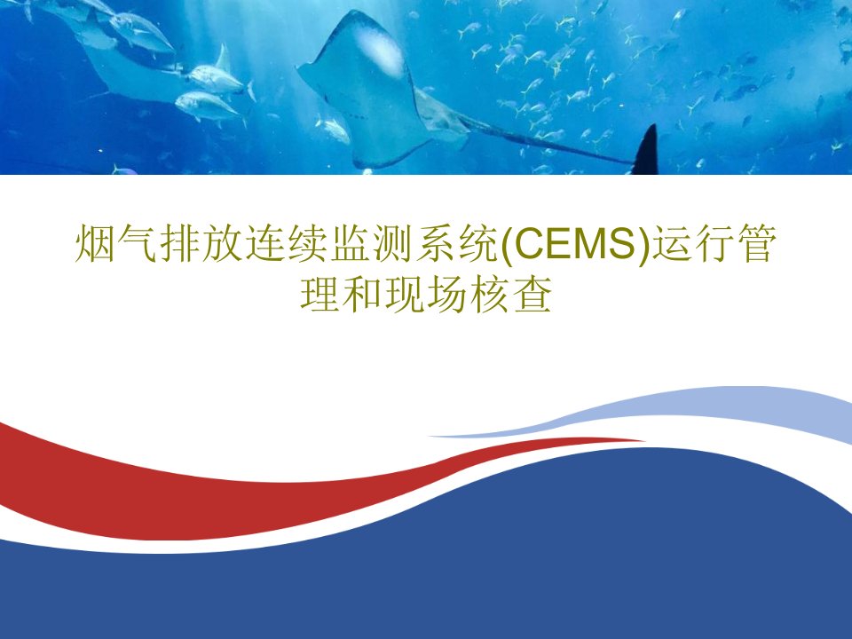 烟气排放连续监测系统(CEMS)运行管理和现场核查PPT文档120页