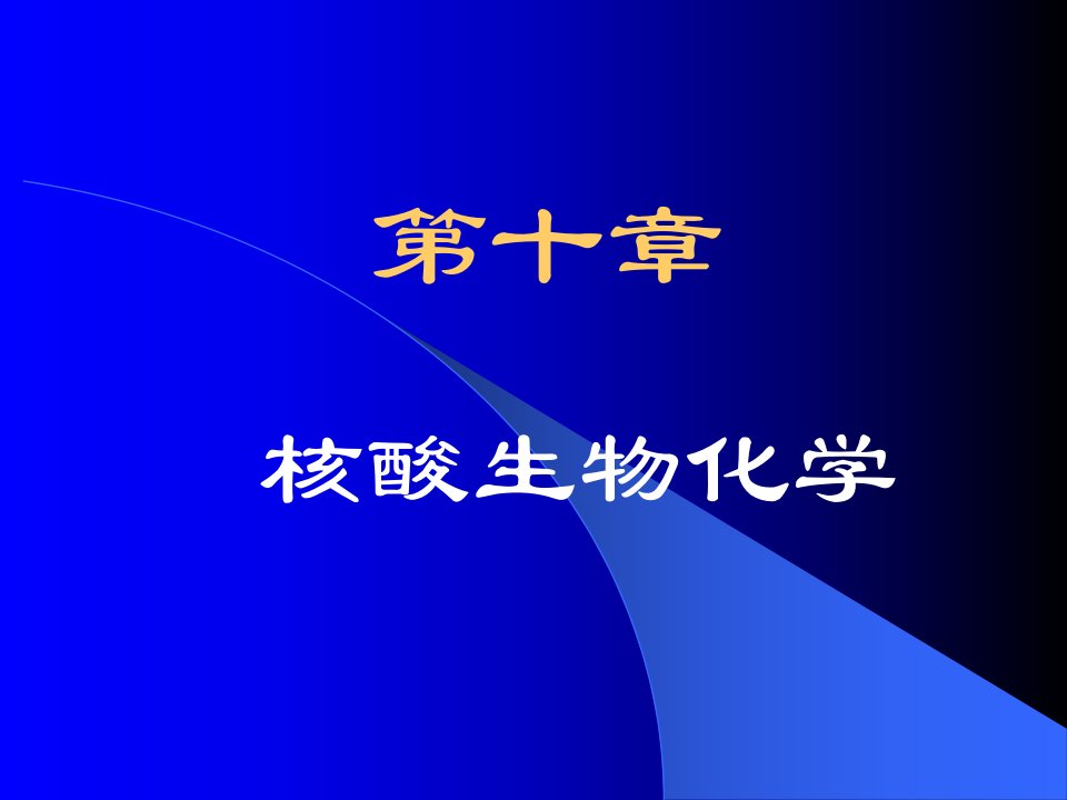 生物化学（4）-海南大学生物工程专业