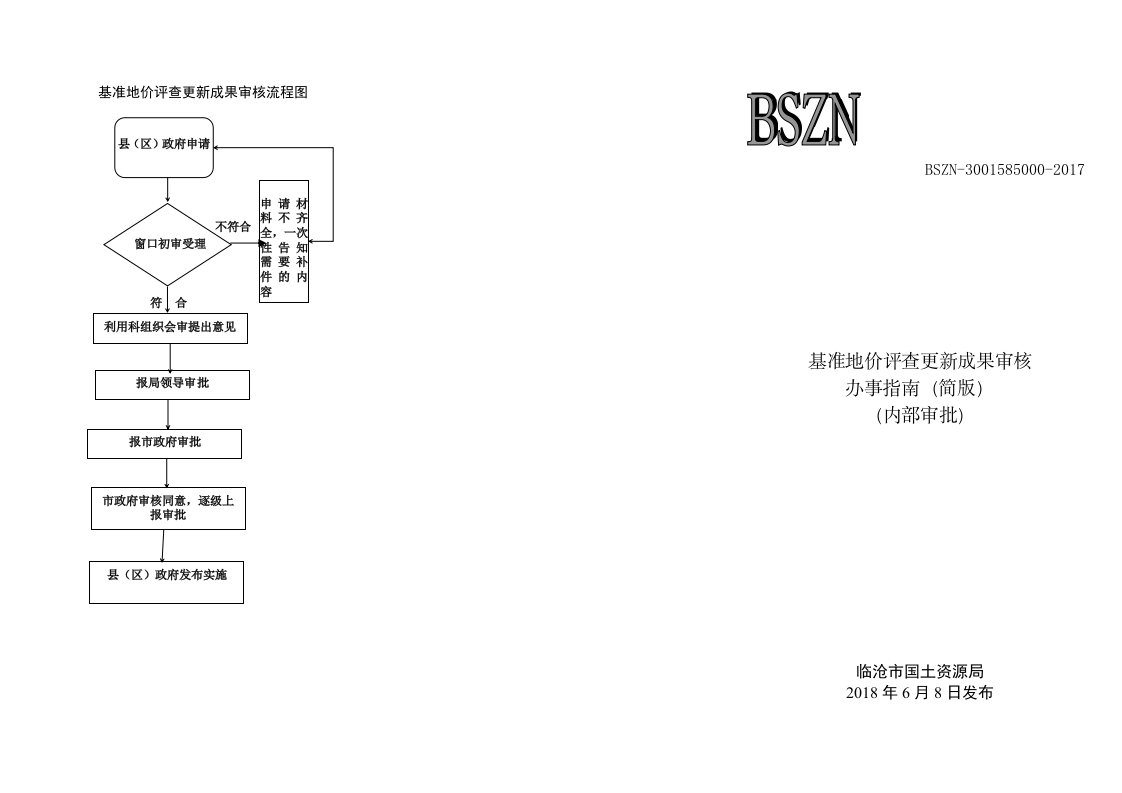 基准地价评查更新成果审核流程图