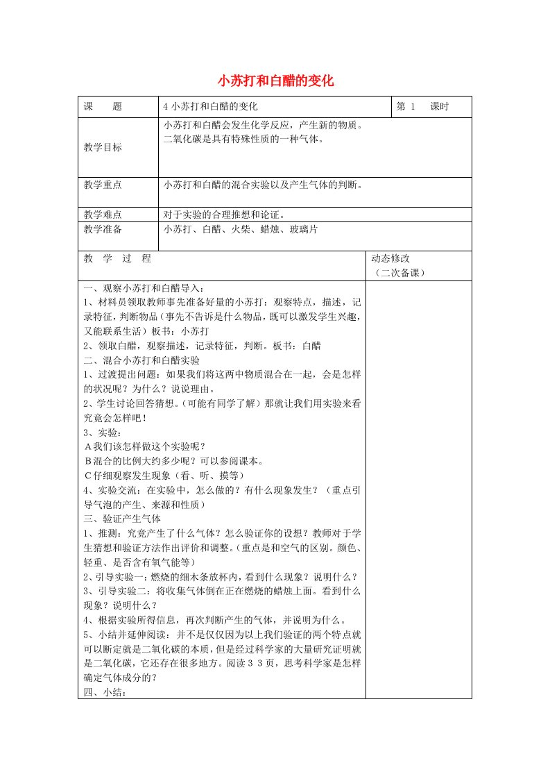 六年级科学下册