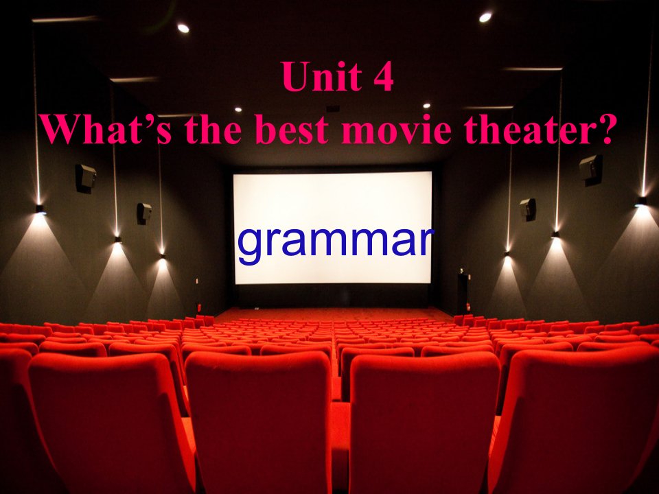 人教新版英语八年级上册unit4grammar