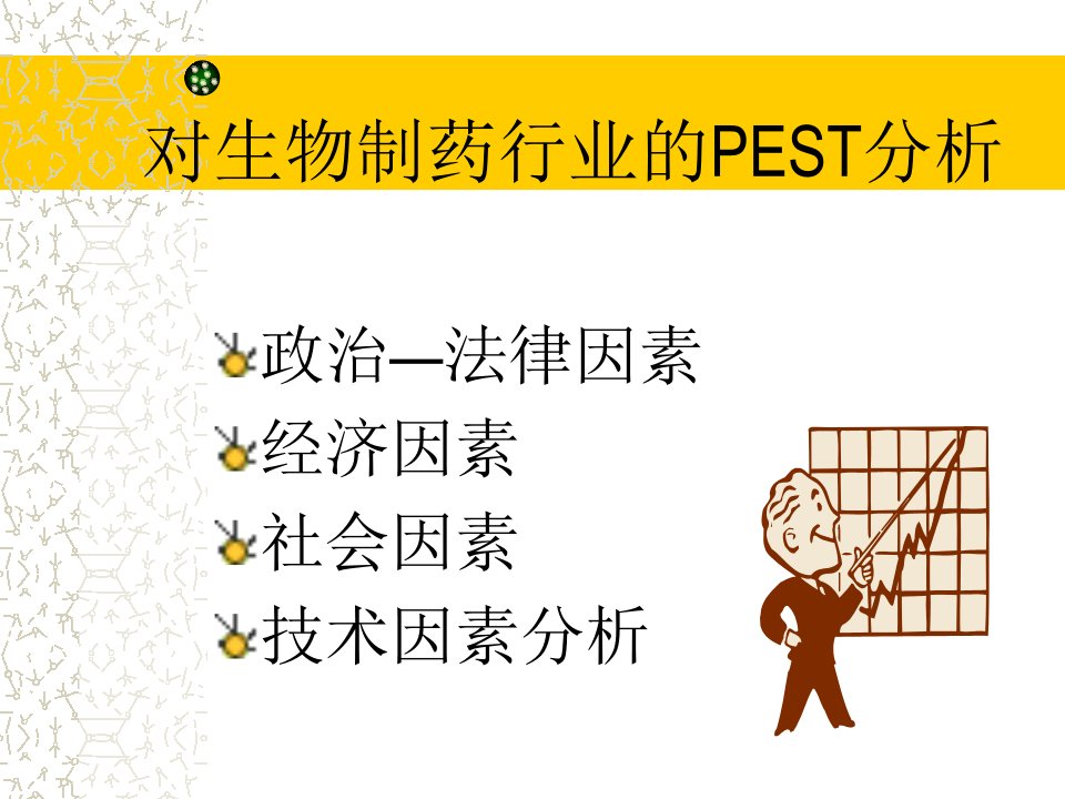 对生物制药行业的PEST分析