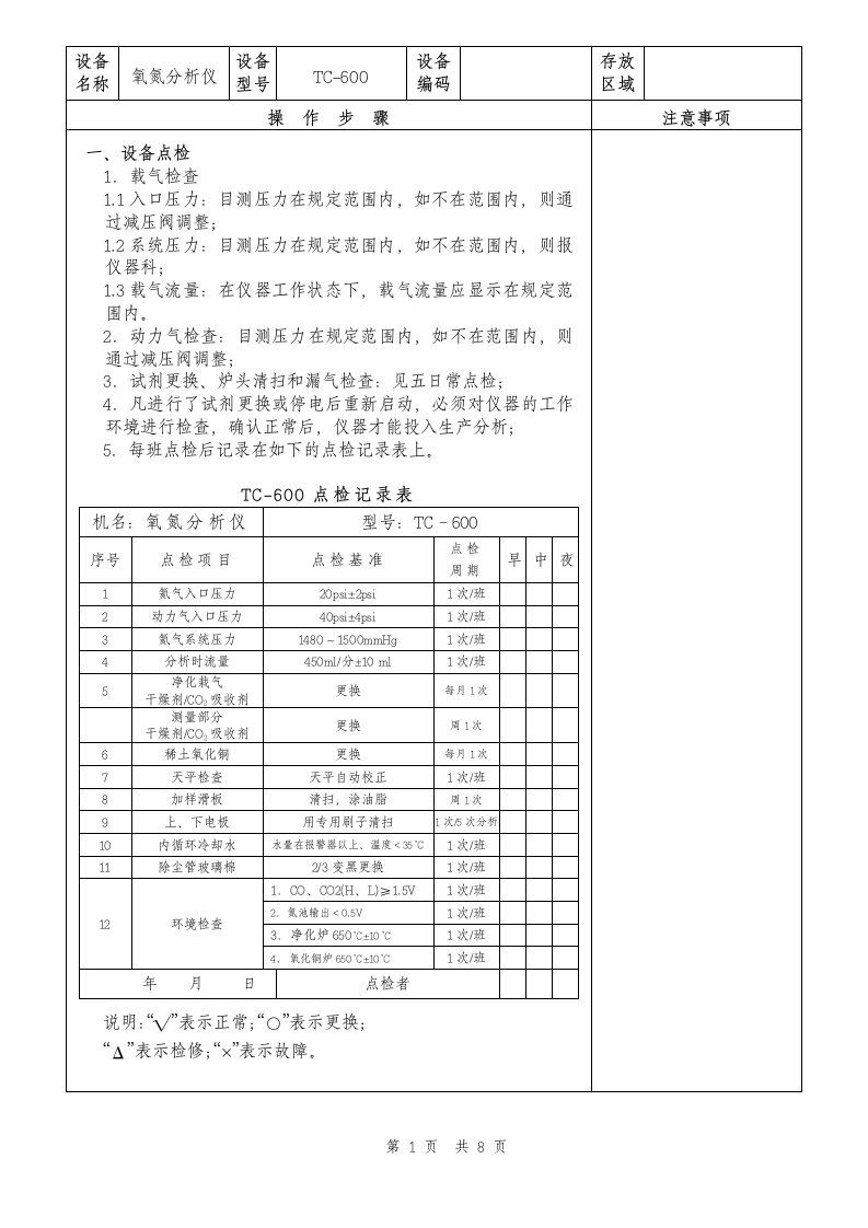 氧氮分析仪TC600操作规程