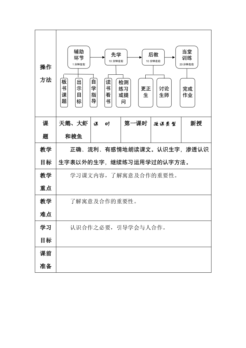 1天鹅大虾和梭鱼1