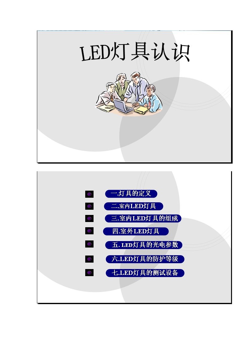 《LED灯具培训》word版