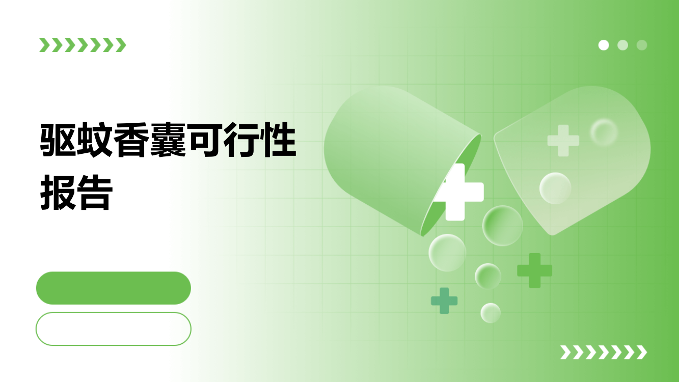 驱蚊香囊可行性报告