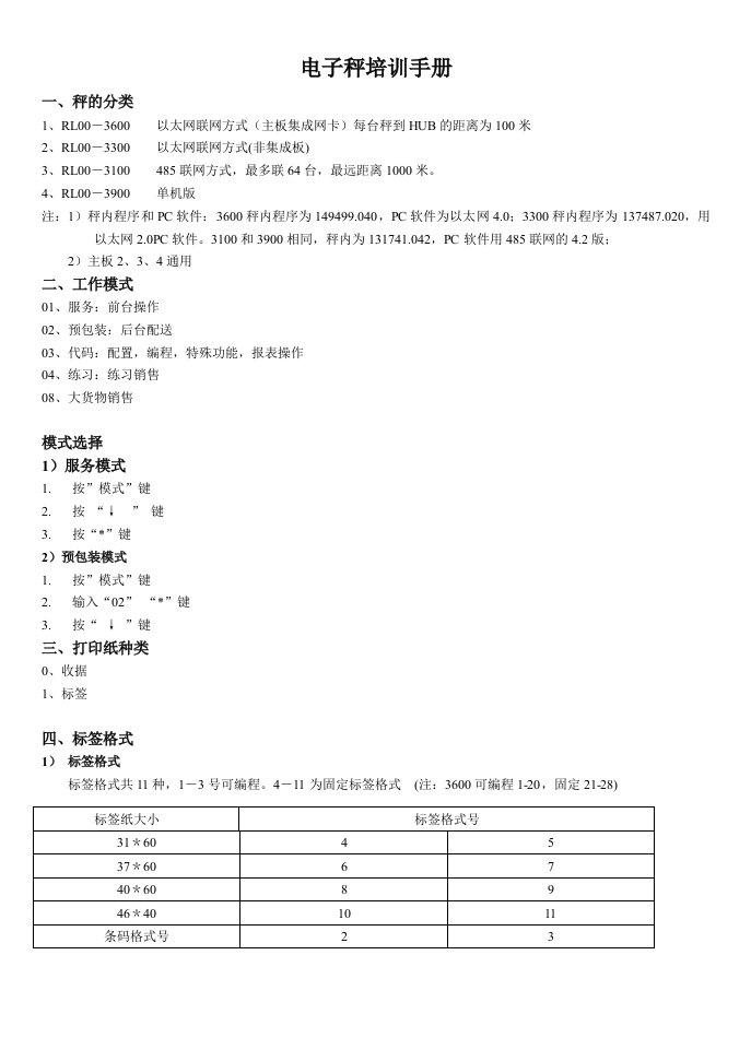 托利多新电子秤培训手册