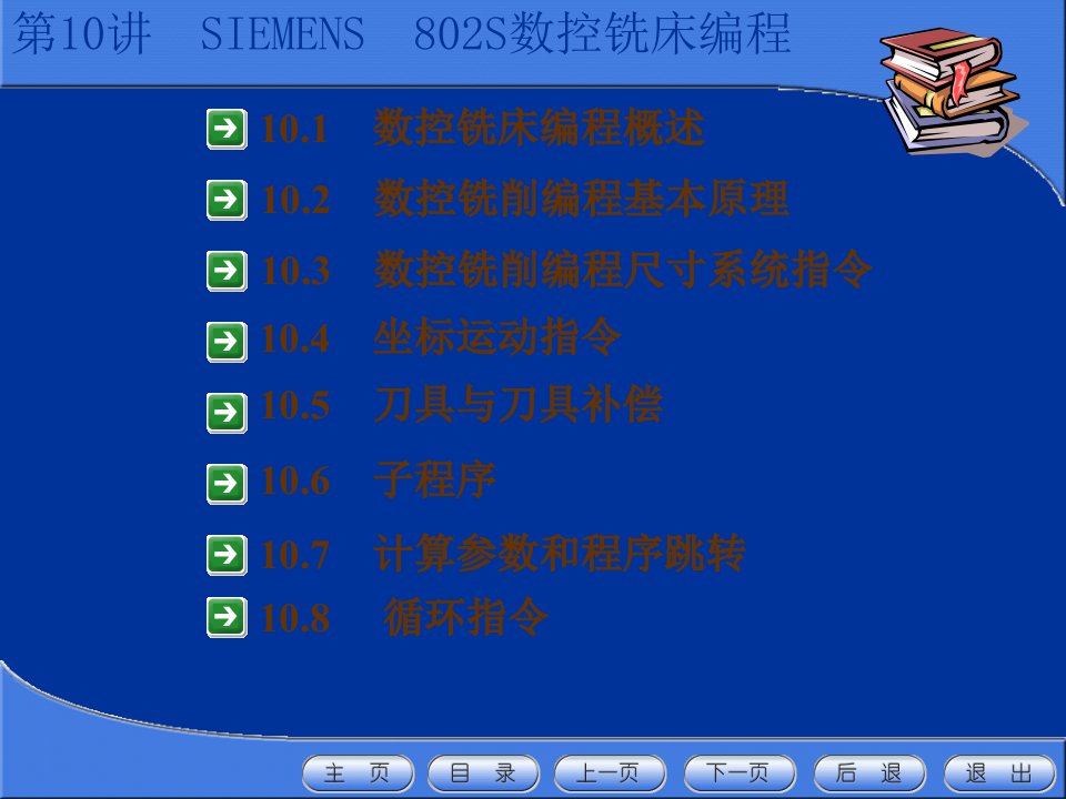 SIEMENS802S数控铣床编程与操作课件