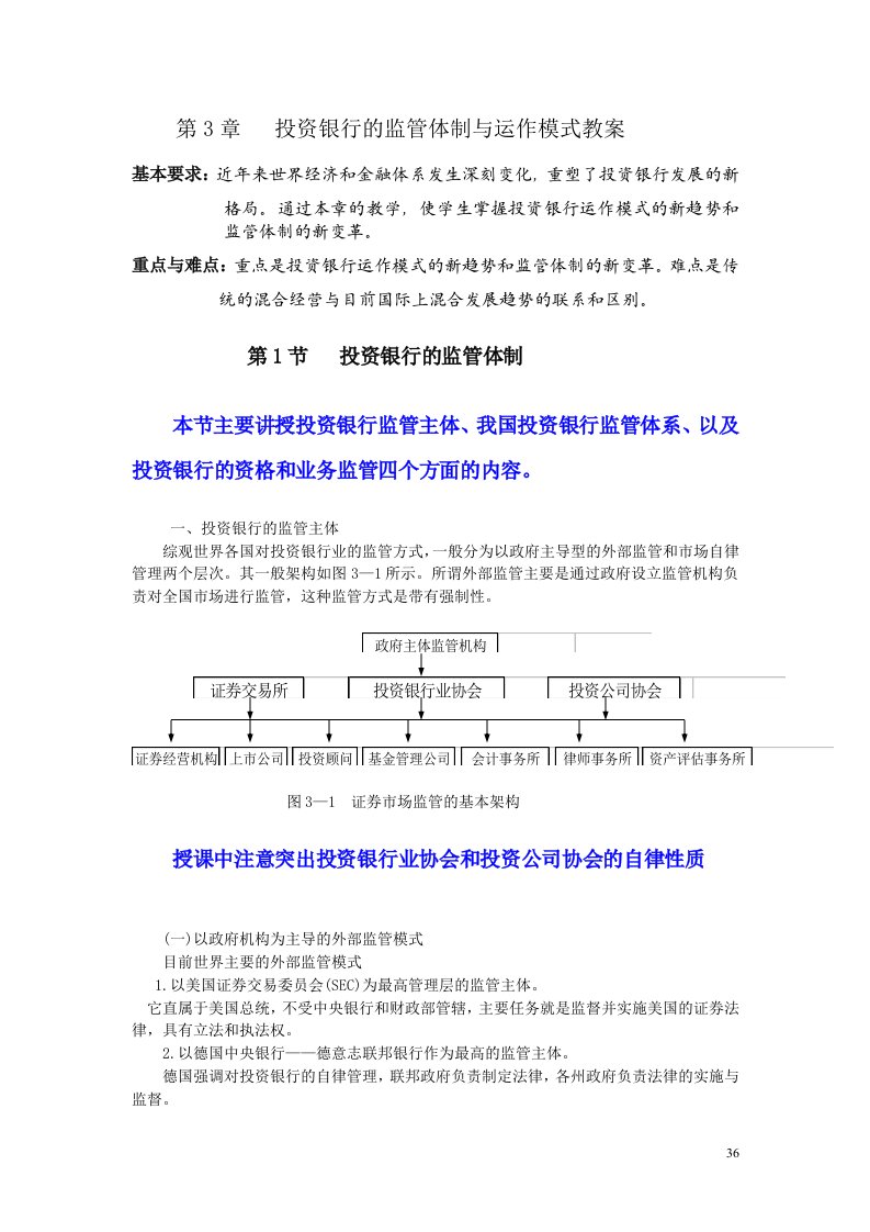 第3章投资银行的监管体制与运作模式