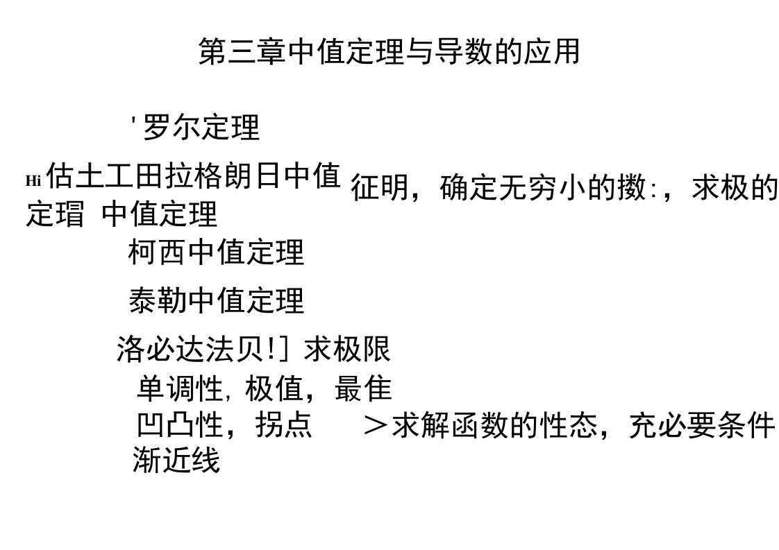 考研高数课件新高等数学上册辅导课件——第三章上课资料