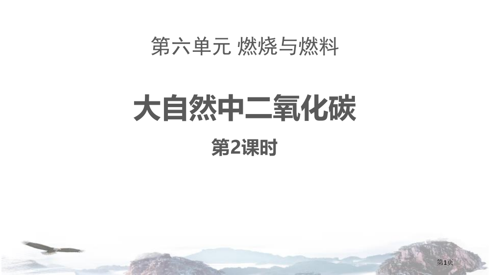 大自然中的二氧化碳燃烧与燃料课件省公开课一等奖新名师优质课比赛一等奖课件