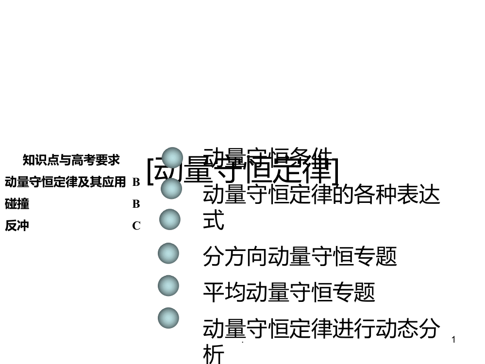 高二物理动量守恒定律3PPT课件