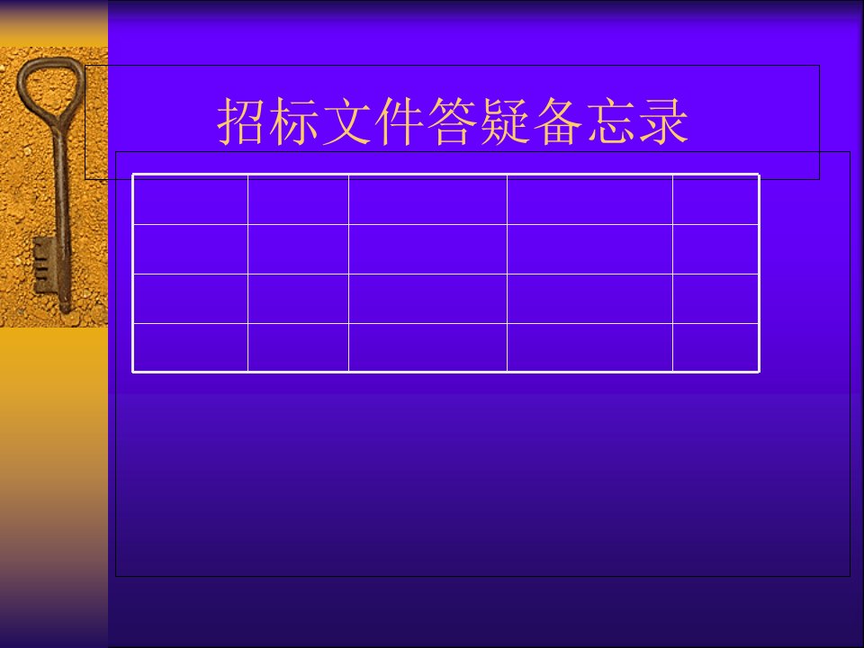 招投标案例大全解决