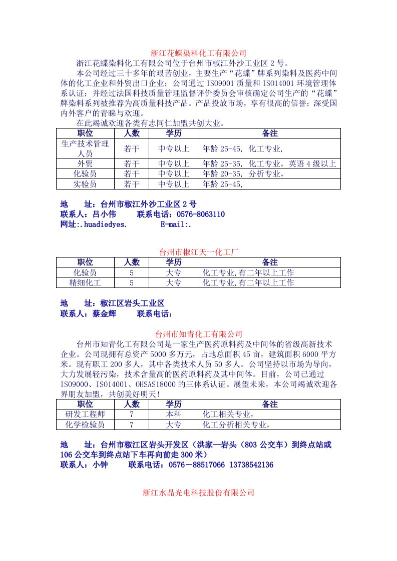 能源化工-浙江花蝶染料化工有限公司