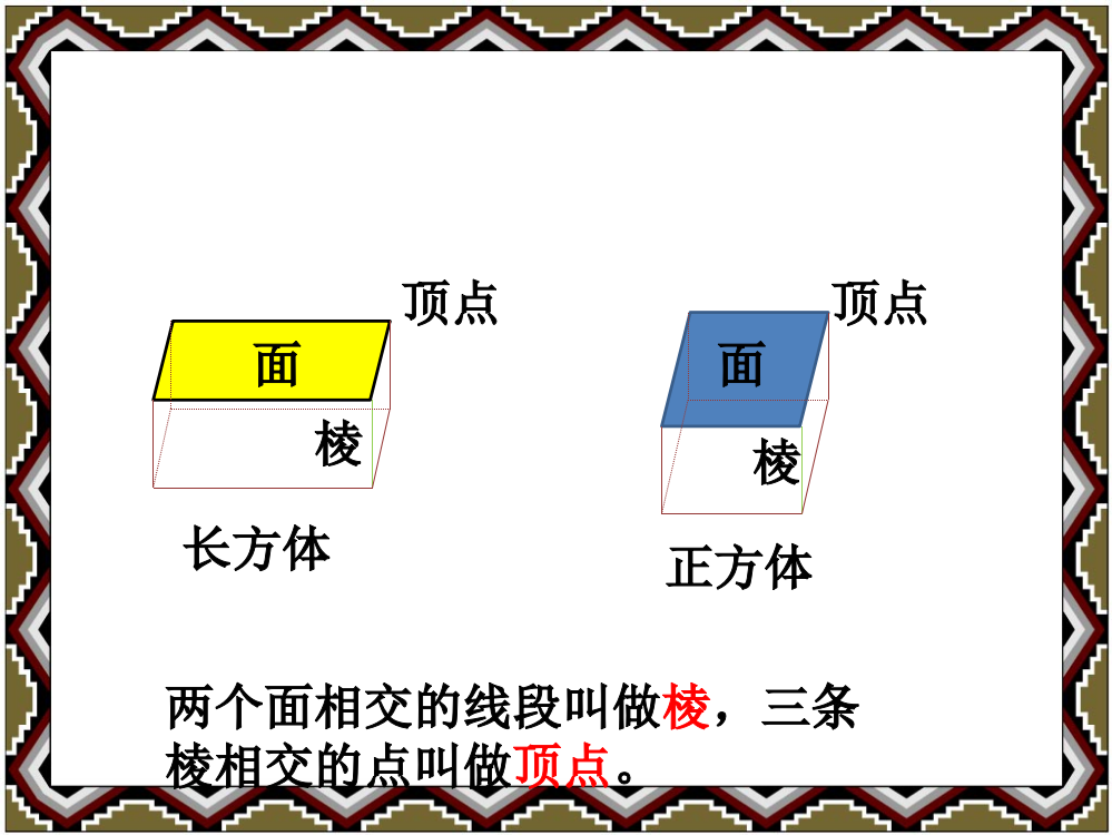 认一认_长方体和正方体的认识