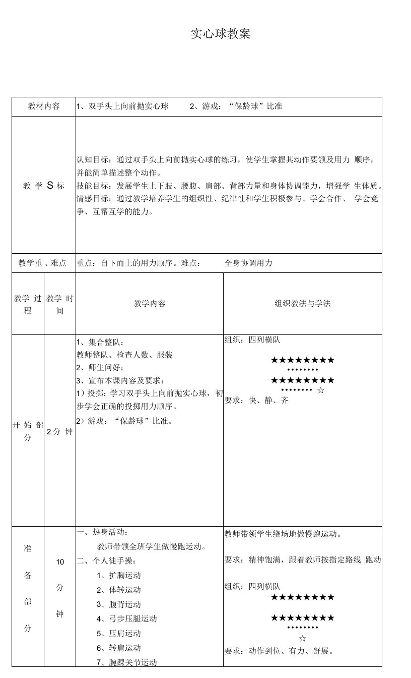 初中体育与健康人教七年级