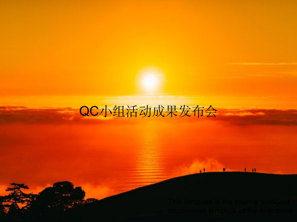 QC小组活动成果发布会