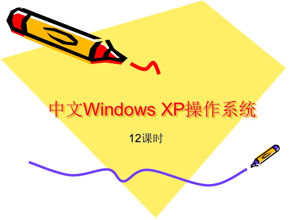 中文WindowsXP操作系统-课件（PPT精品）