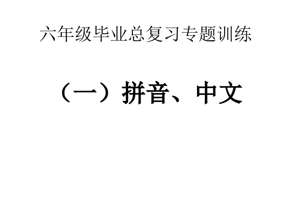 s版六年级语文小升初总复习专项练习试题市公开课一等奖市赛课获奖课件