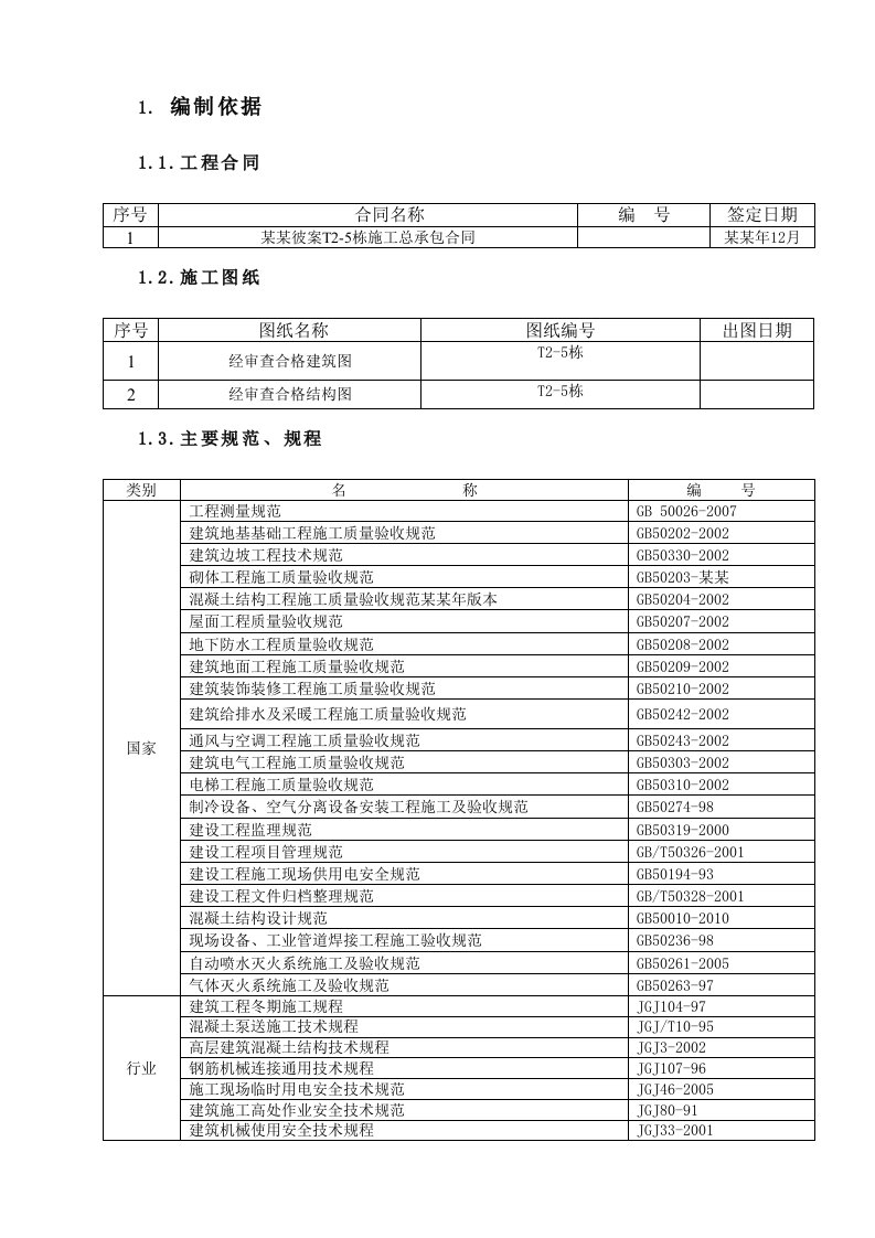 重庆某超高层剪力墙结构住宅楼施工组织设计（60层）