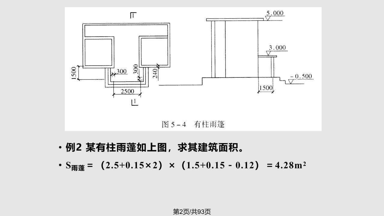 工程量计算实例课件