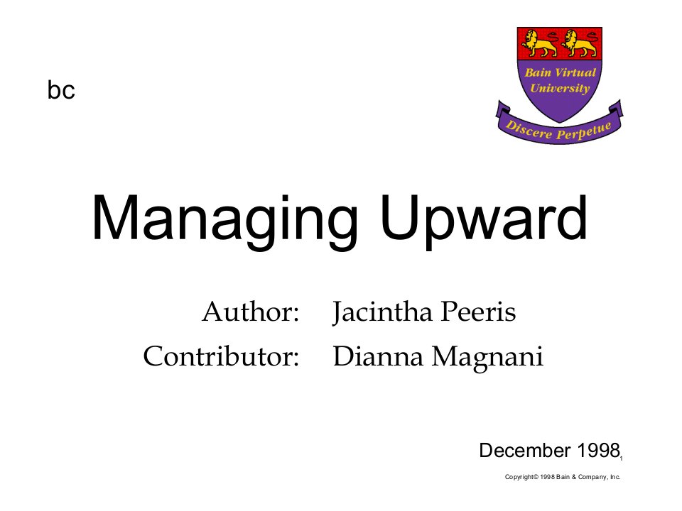 ManagingUpward(英文版)