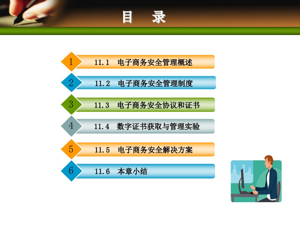 网络安全管理及实用技术第11章电子商务的安全管理