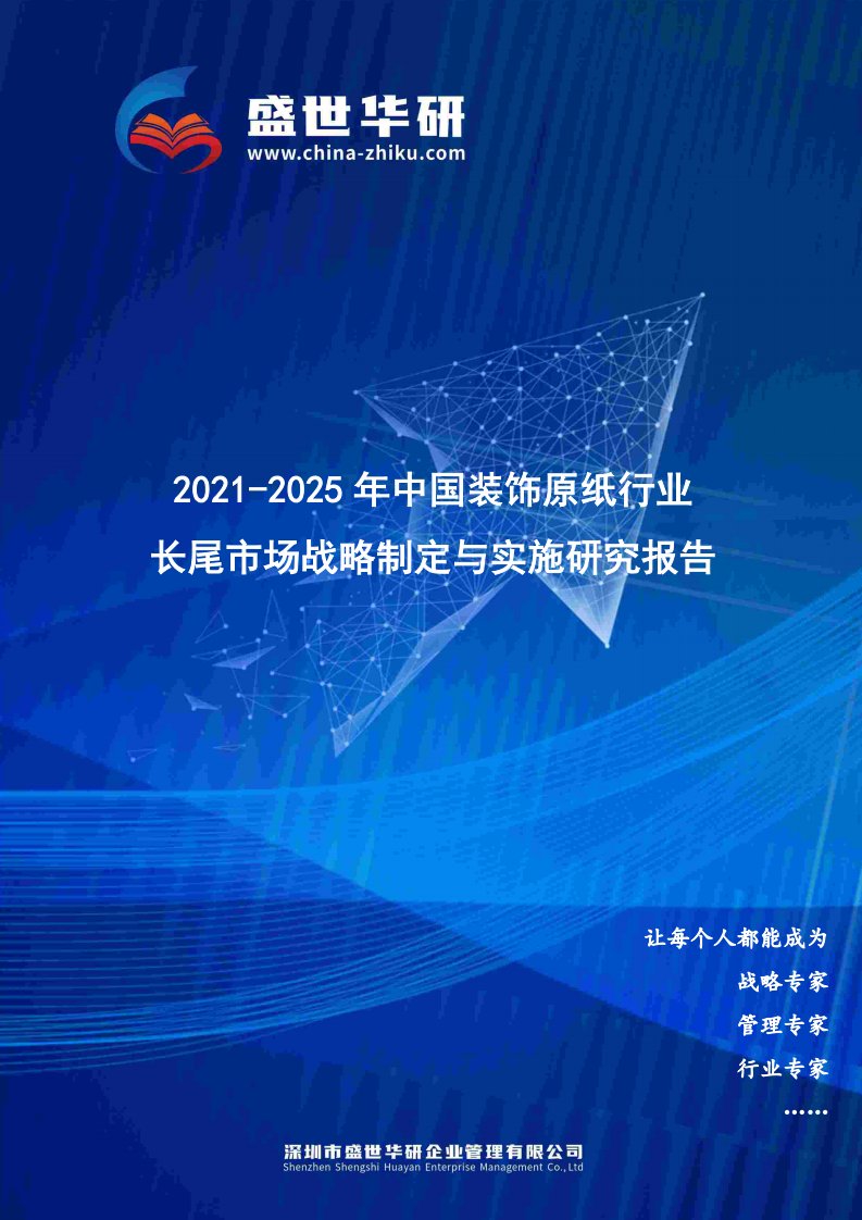 2021-2025年中国装饰原纸行业长尾市场战略制定与实施研究报告