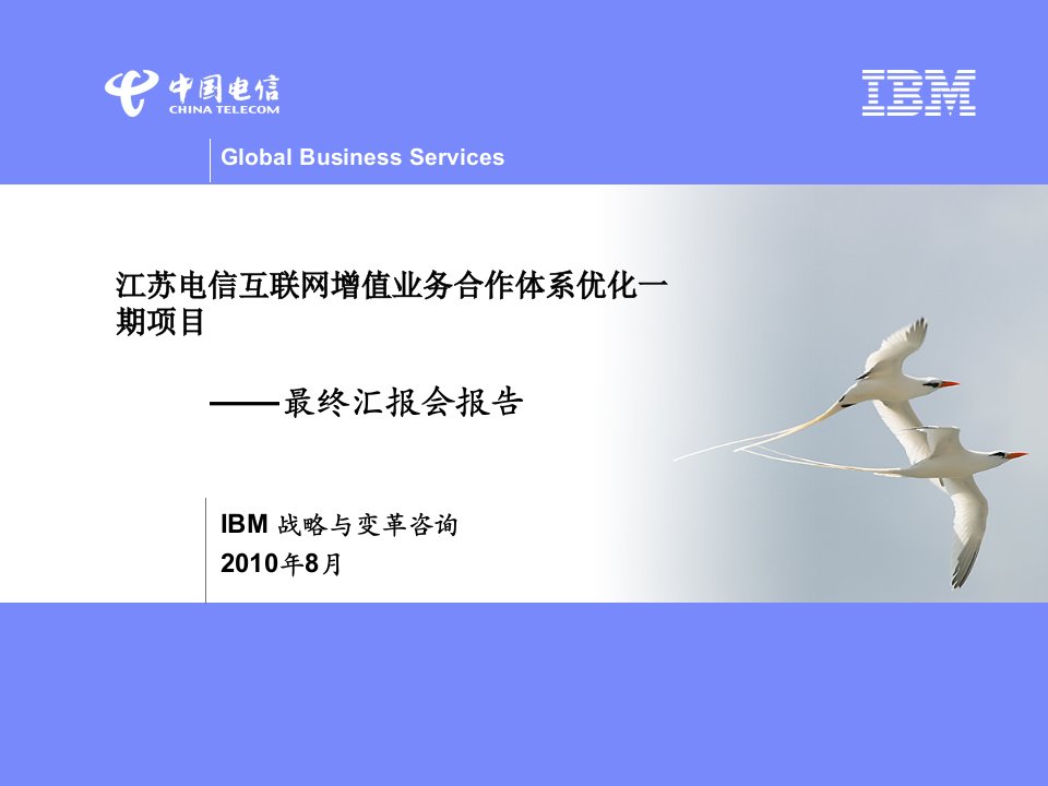 [精选]IBM为江苏电信做的增值业务规划PPT96