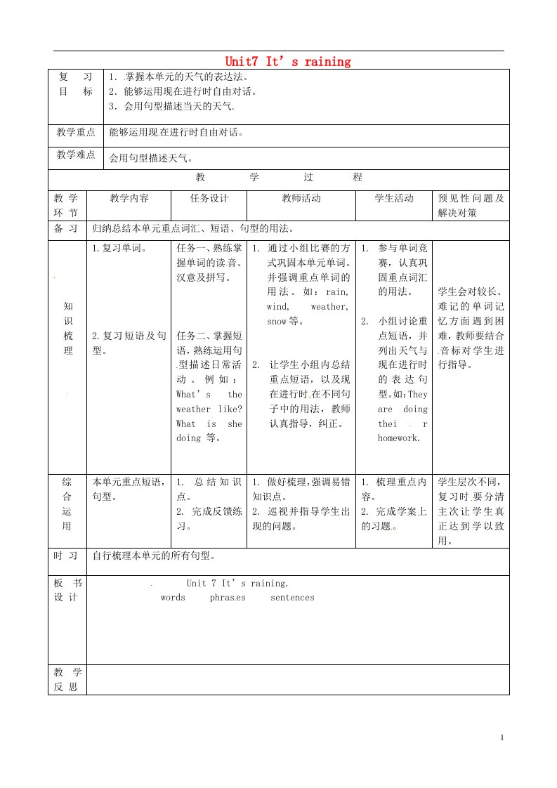 吉林省通化市外国语中学七年级英语下册