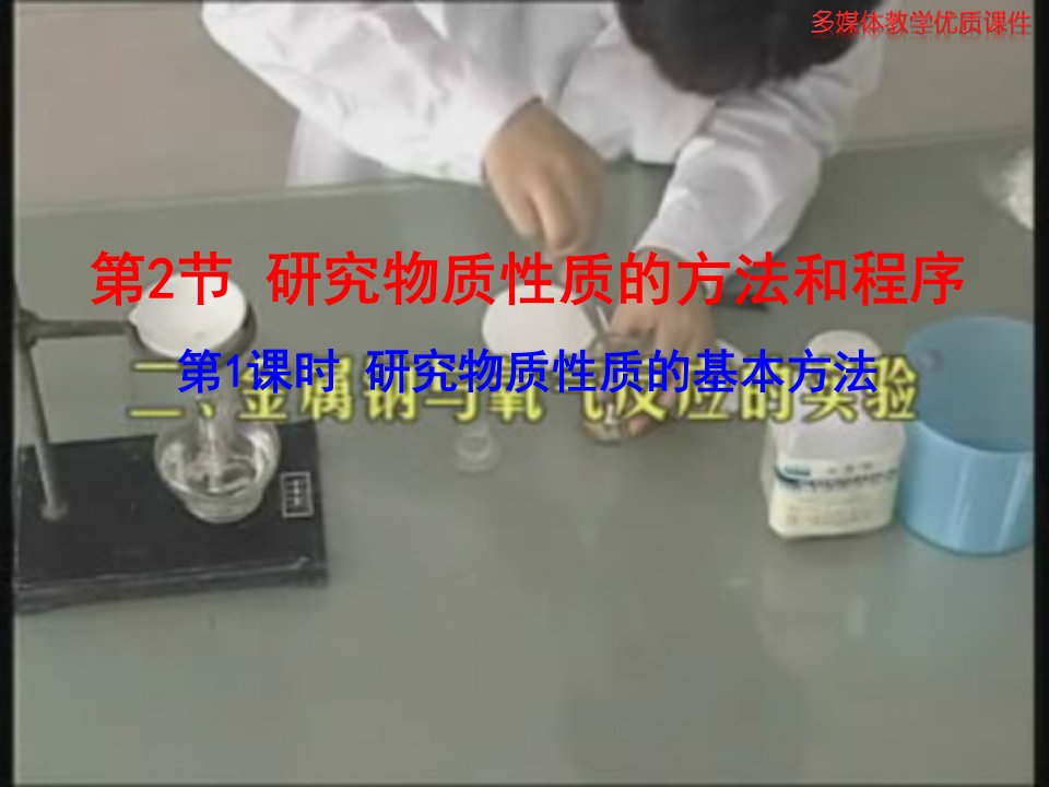 研究物质性质的基本方法