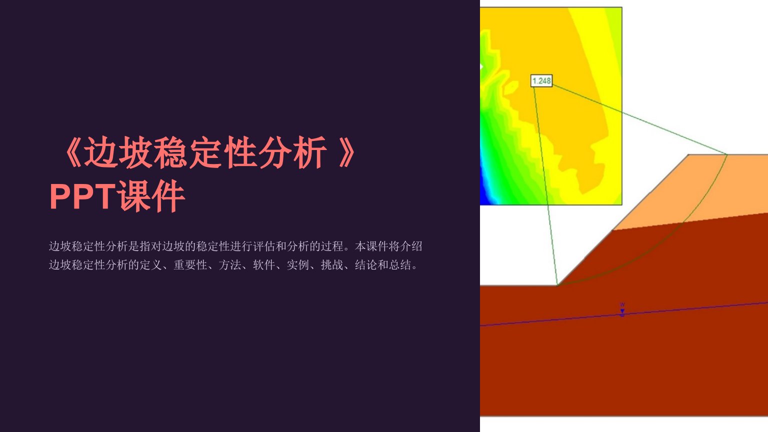 《边坡稳定性分析