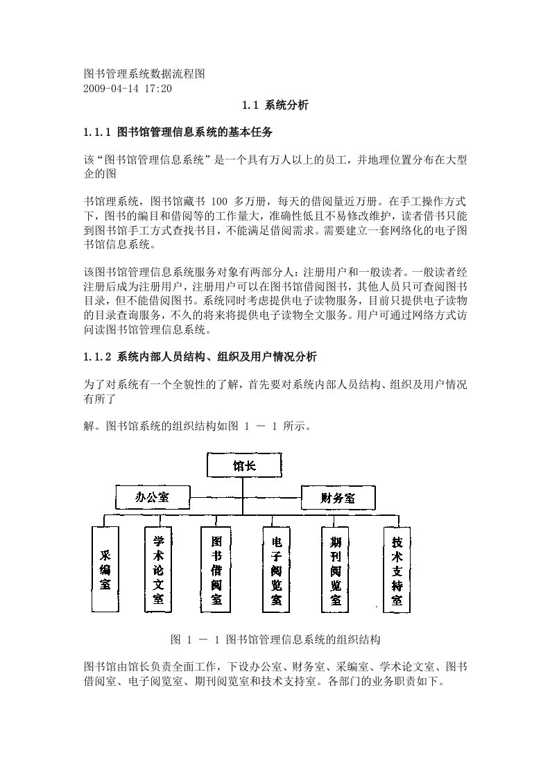 图书管理系统数据流程图