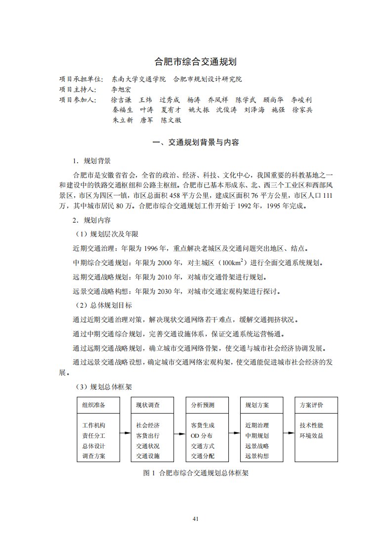 合肥市综合交通规划