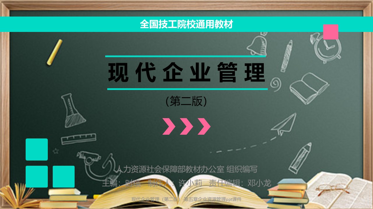 现代企业管理第二版第五章企业资源管理ppt课件